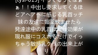 [tysf-019] イってるってばぁぁ！！中出し要求してくるほどアヘアへに感じる乳首ッチ 妹の友達に媚薬飲ませたら発達途中の乳首にだけ効果が現れ服にコスれるだけでイっちゃう敏感乳クリの出来上がり！