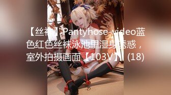 【丝袜】Pantyhose-video蓝色红色丝袜泳池里湿身诱惑，室外拍摄画面【103V】  (18)