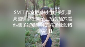 SM工作室把身材性感美乳漂亮國模綁在架子上插嘴插穴看他樣子好變態幹的妹子像殺豬一樣尖叫1