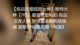 【极品性爱超颜女神】推特大神『JYS』最强性爱私拍 极品反差人妻 丝袜套头栓狗链挨操 震撼3P前裹后操《刺激》 (7)