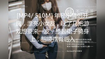 [MP4/ 510M] 年轻小情侣开房，漂亮小女友，玩了几把游戏想要来一发，撩起裙子骑身上，扭腰摆臀后入