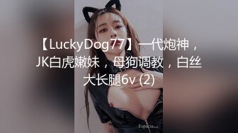 【LuckyDog77】一代炮神，JK白虎嫩妹，母狗调教，白丝大长腿6v (2)